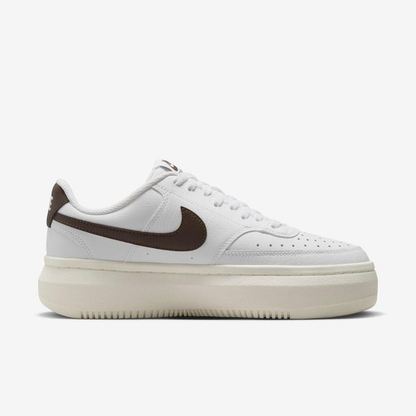 Nike Sportswear Court Vision Alta  - Branco c/ Marrom
