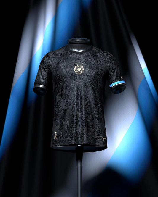 Camisa "La Pulga" Lionel Messi 10 Preta Comma Football - 23/24 - Caiçara Conceito