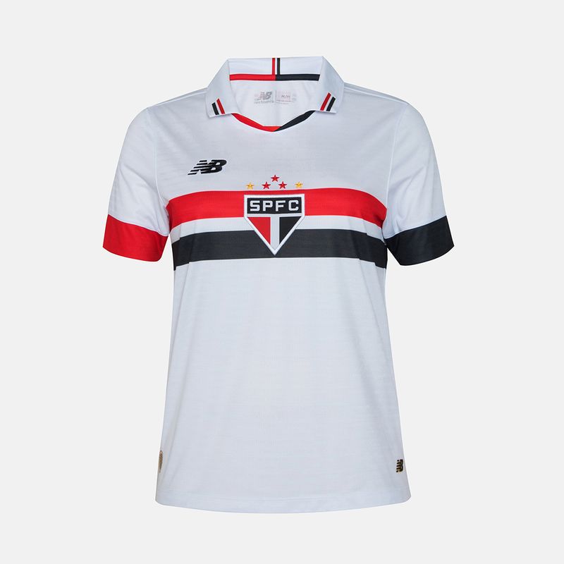 Camisa São Paulo Feminina I 24/25 - Adidas Torcedor Feminina - Tricolor - Caiçara Conceito