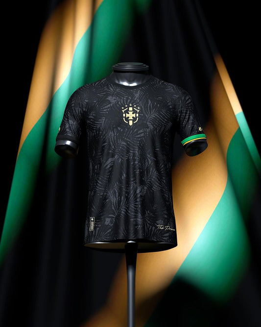 Camisa "The Prince" Neymar Jr 10 Preta Comma Football 23/24 - Caiçara Conceito