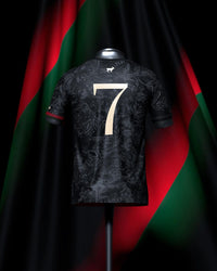 Camisa "The Siu" Cristiano Ronaldo 7 Preta Comma Football - 23/24 - Caiçara Conceito