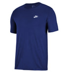 Camiseta Nike Sportswear Club Masculina Azul Marinho - Caiçara Conceito