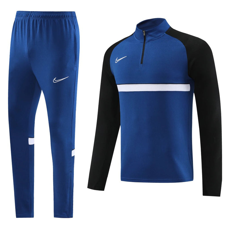 Conjunto de Treino Nike Azul, Preto e Branco - Caiçara Conceito