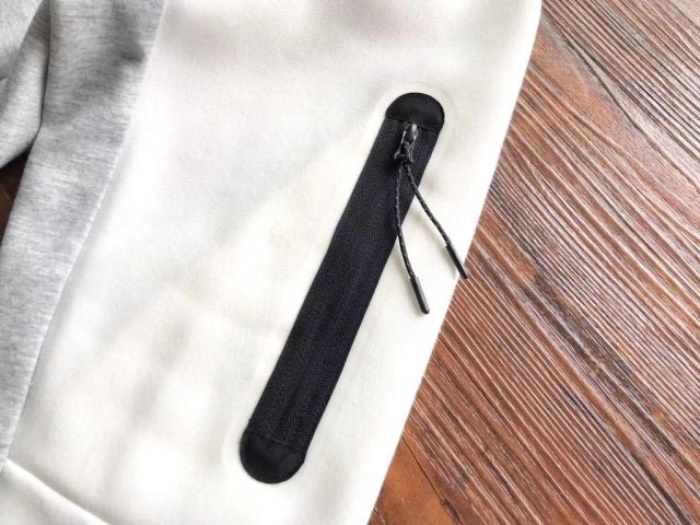 Conjunto Nike Tech Fleece Azul Branco/Cinza/Verde - Caiçara Conceito