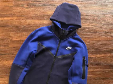Conjunto Nike Tech Fleece Azul Marinho/Azul Royal - Caiçara Conceito