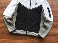 Conjunto Nike Tech Fleece Branco/Preto - Caiçara Conceito