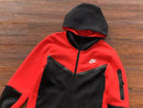 Conjunto Nike Tech Fleece Vermelho e Preto - Caiçara Conceito