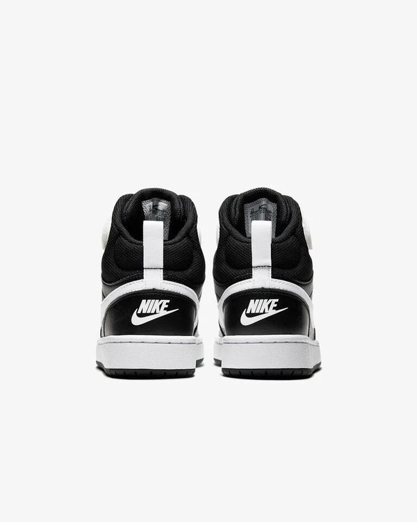 Tênis Nike Court Borough Mid- Preto e Branco