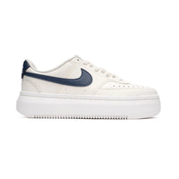 Nike Sportswear Court Vision Alta  - Off-White c/ Azul Marinho