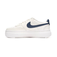 Nike Sportswear Court Vision Alta  - Off-White c/ Azul Marinho