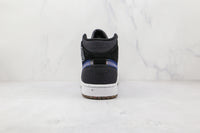 Jordan 1 Mid Crater Black
