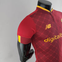 Camisa Roma I 22/23 - NewBalance Versão Jogador Masculina - Carmin