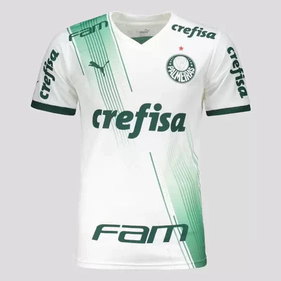 Camisa Palmeiras Home 23/24 Com patrocínios- Puma Torcedor Masculina - Verde