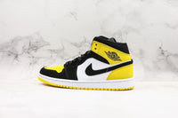 Jordan 1 Mid Yellow Toe Black