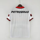 Camisa Flamengo Retro 1995 - Umbro Torcedor Masculina - Branco, Preto e Vermelho