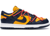 Nike Dunk Low Off White University Gold Mindnight Navy
