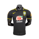 Camisa Brasil Polo Preta - Nike