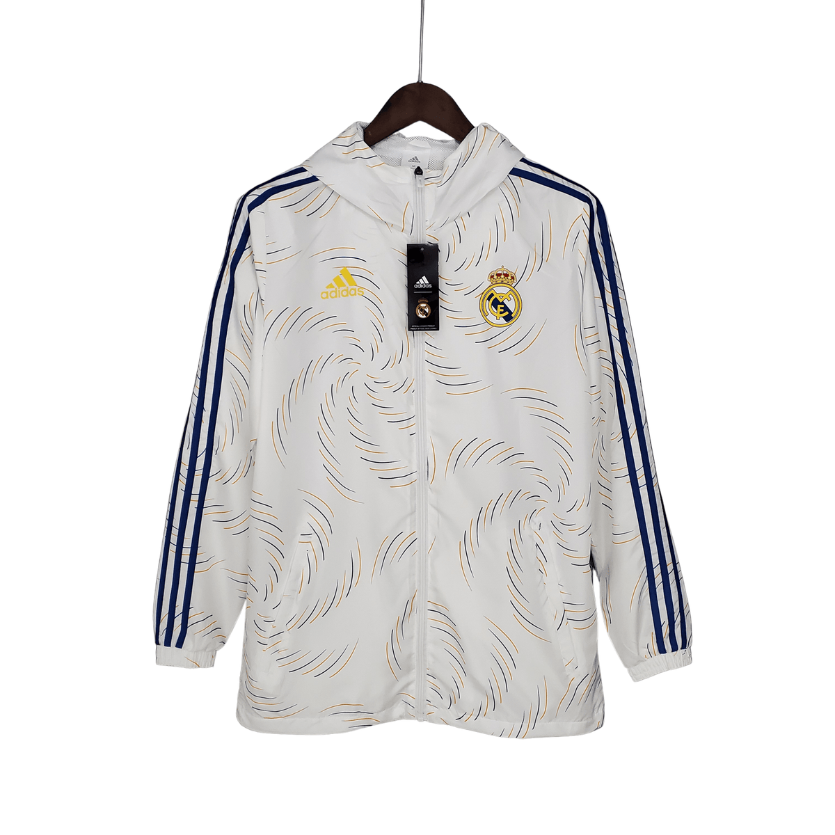 Corta Vento Real Madrid 2022 - Adidas Branco