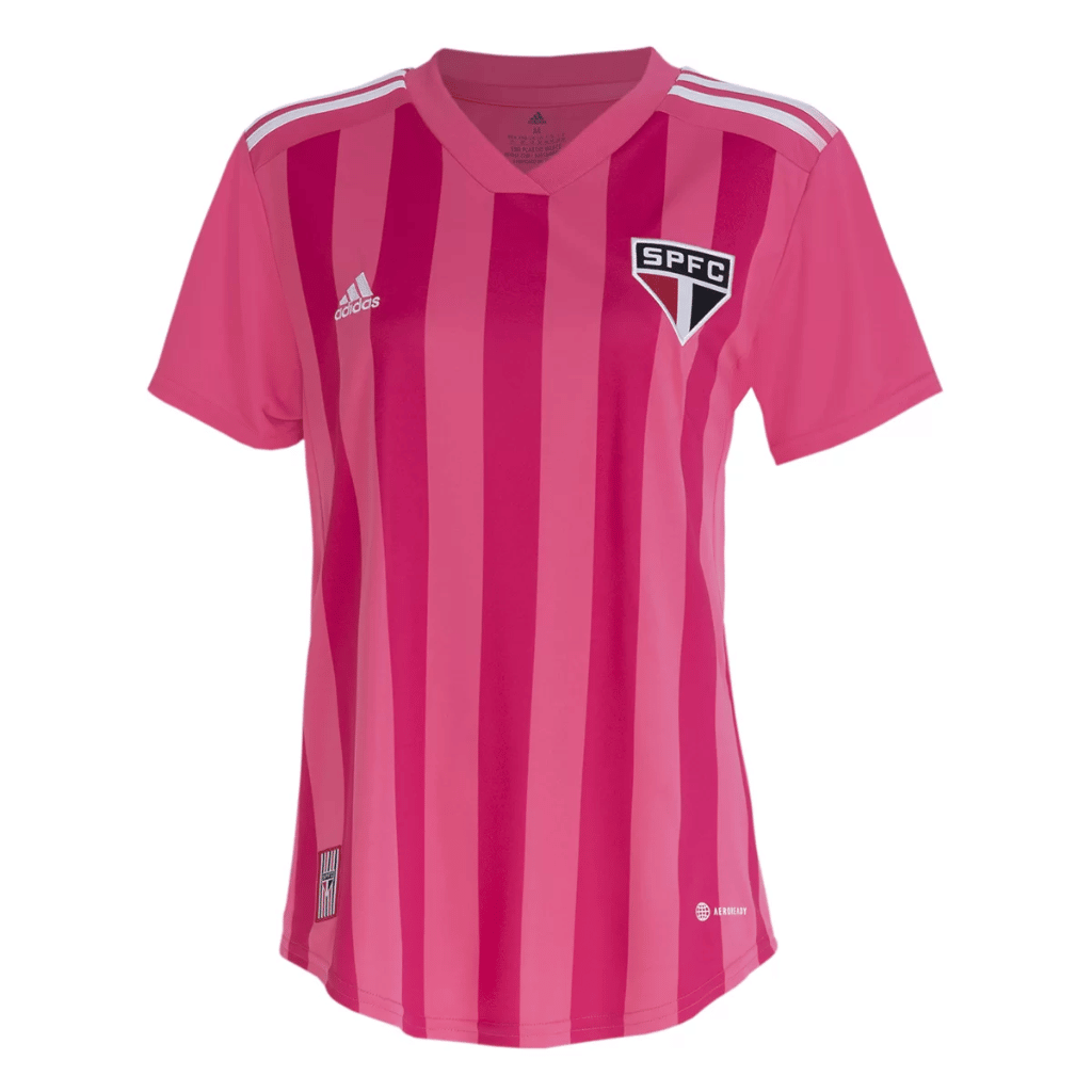 Camisa São Pauulo Outubro Rosa 22/23 - Adidas Torcedor Feminina