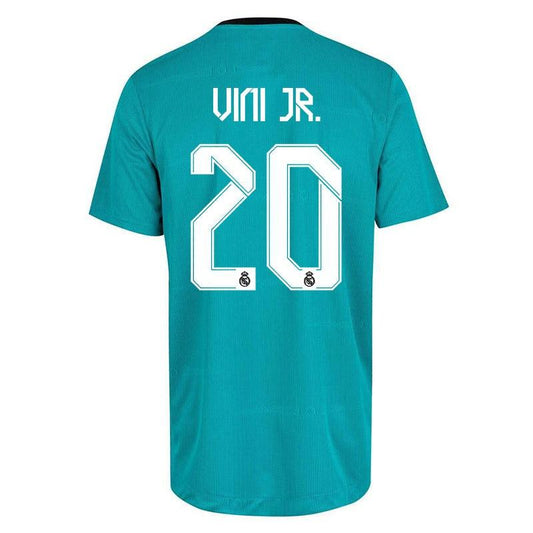 Camisa Real Madrid III 21/22 - Adidas Torcedor Masculina Personalizada VINI JR. N°20