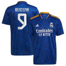 Camisa Real Madrid 21/22 - Adidas Torcedor Masculina Personalizada BENZEMA Nº9