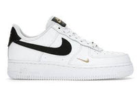 Nike Air Force 1 Essential White Black Gold - Caiçara ConceitoNike Air Force 1 Essential White Black Gold